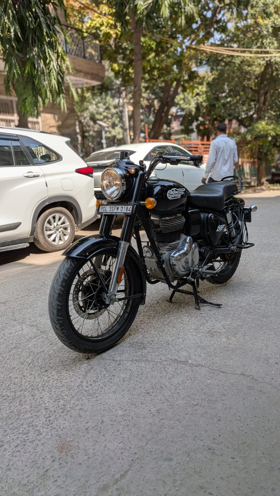 BULLET 350 MILITARY BALCK
